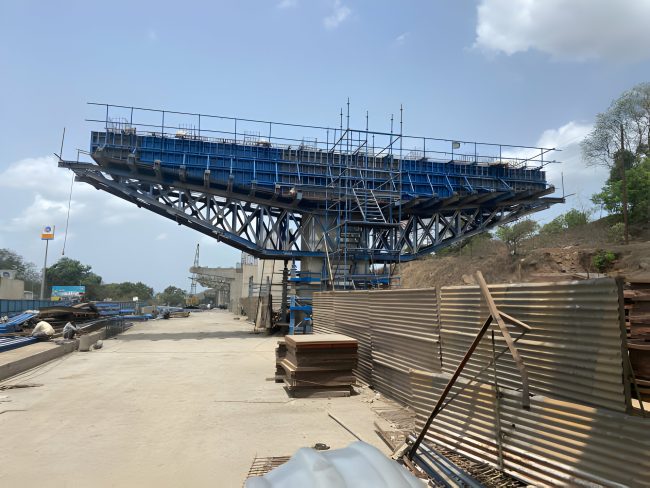 Infrastructure aluminium formwork design