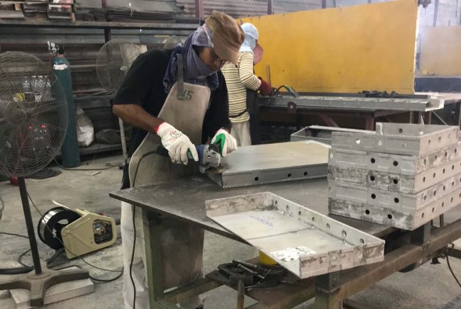 Aluminium formwork refurbishment